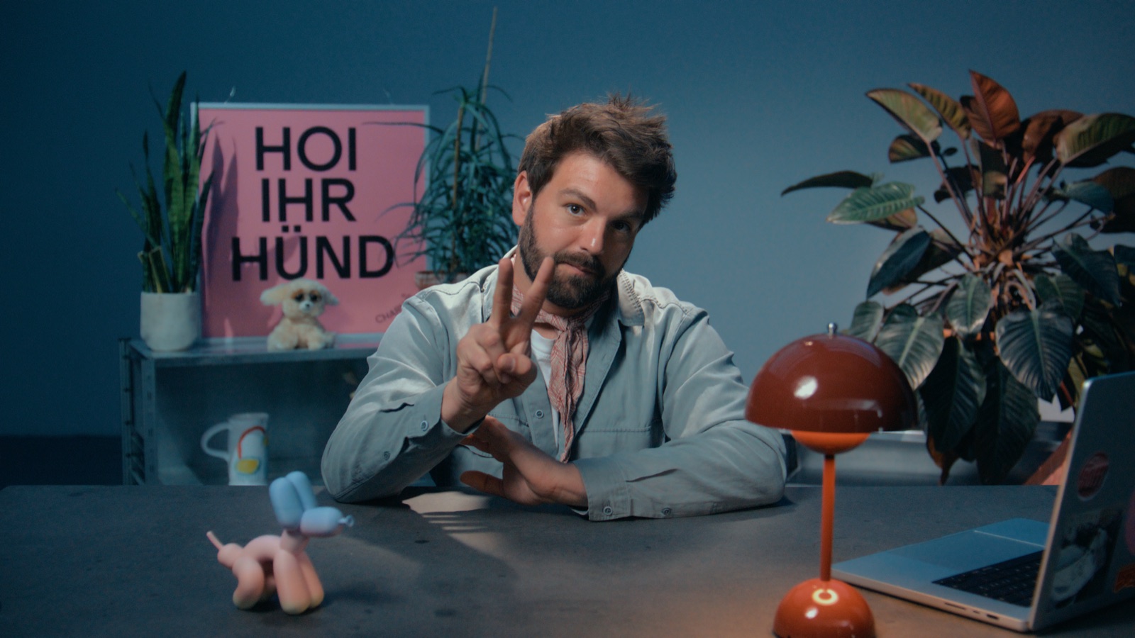 Cyrill im Hoi-Ihr-Hünd-Studio